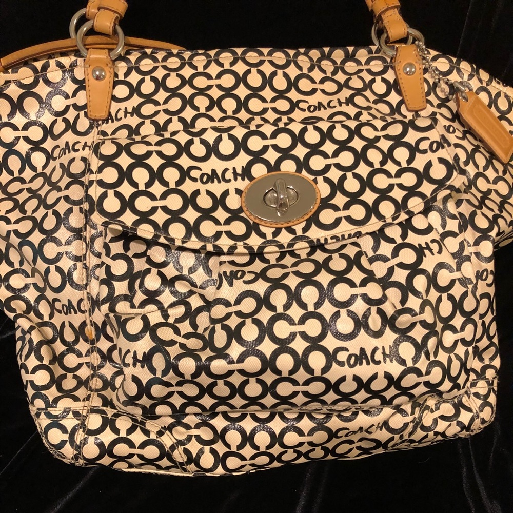 Large Coach logo bag